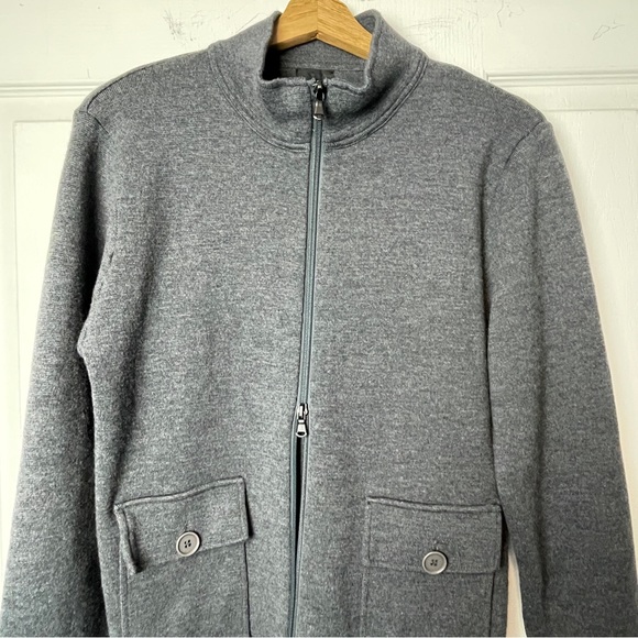 Wool ASSARAF Zip Cardigan - Picture 2 of 11